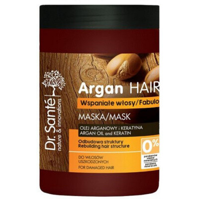 DR.SANTÉ MASKA PRO POŽKOZENÉ VLASY S ARGANOVÝM OLEJEM A KERATINEM 1000 ML