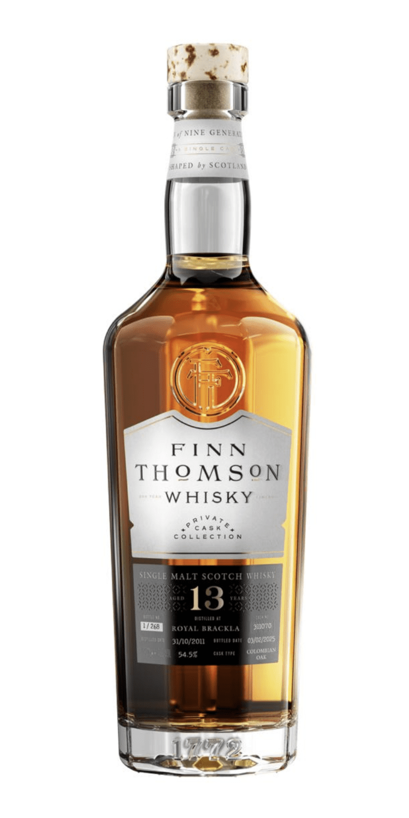 Finn Thomas whisky Royal Brackla 13 YO