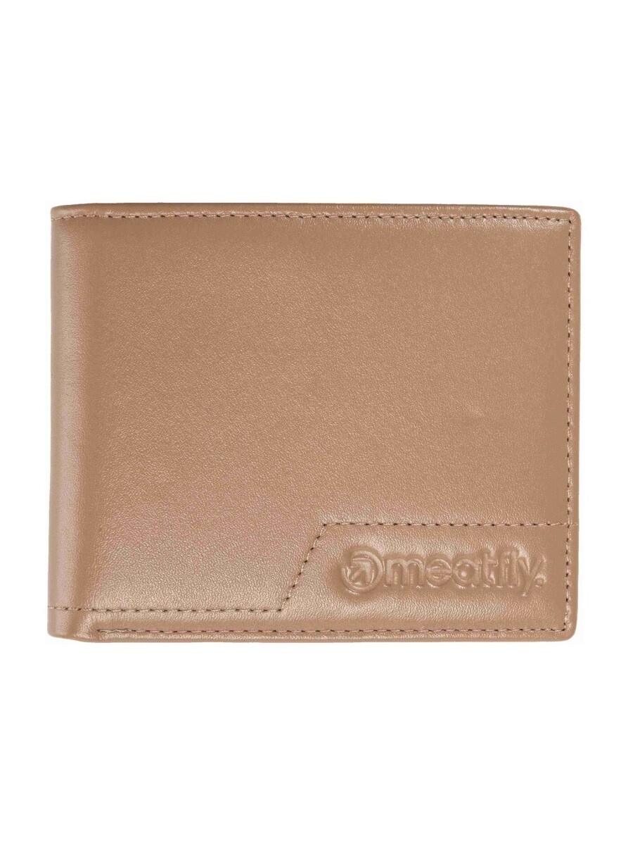 Kožená peněženka meatfly eliot premium světle hnědá one size