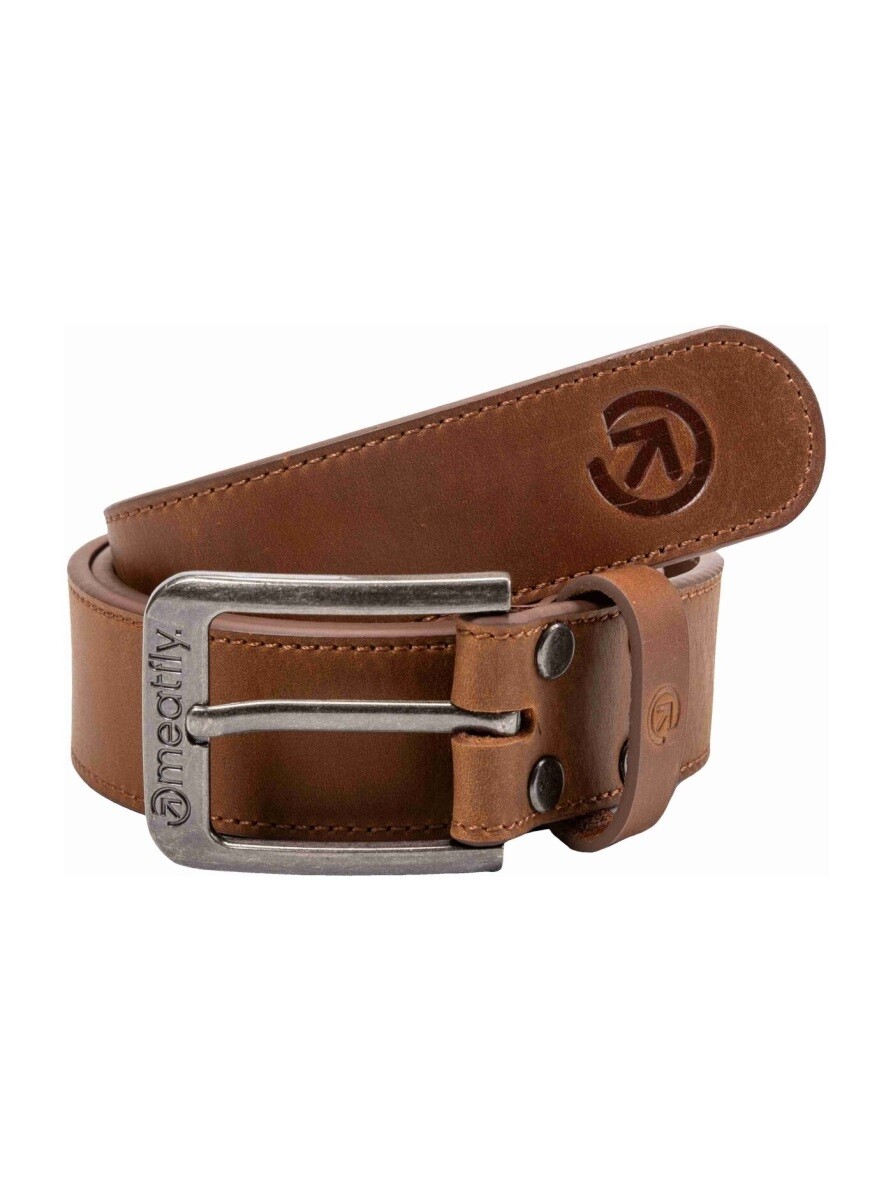 Kožený pásek meatfly doppler hnědá s/m
