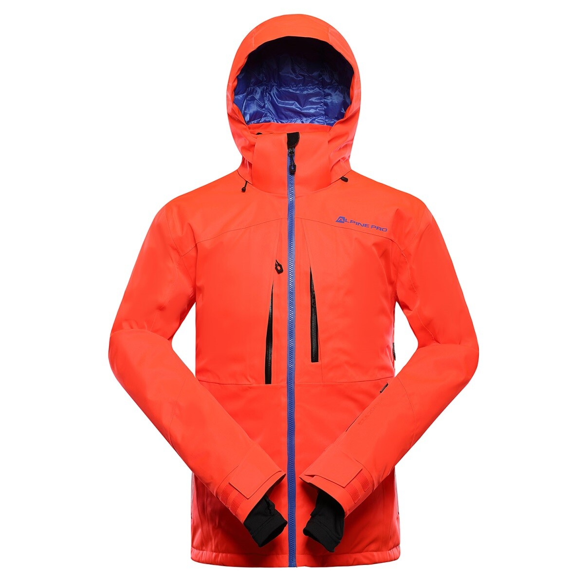 Pánská lyžařská bunda s membránou ptx snow alpine pro reas 2 oranžová / červená xs