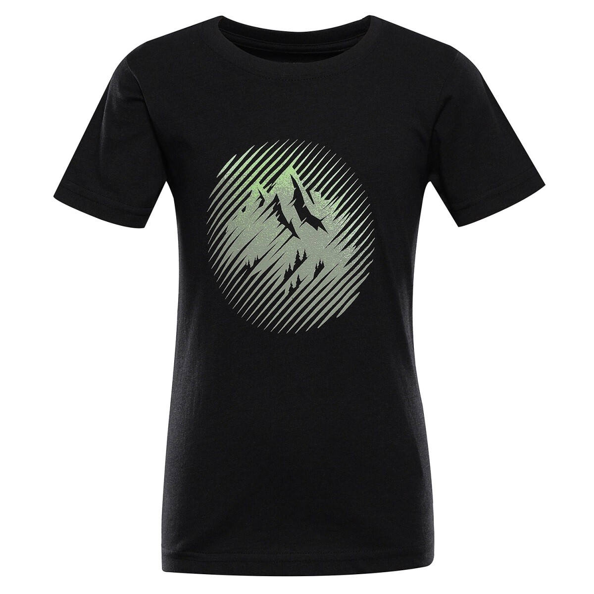 Dětské rychleschnoucí triko s cool-dry alpine pro dallo 3 černá 116-122