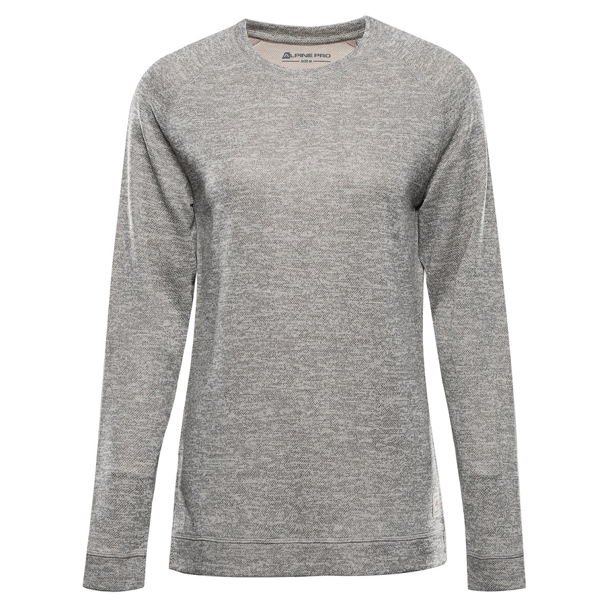 Dámské triko s dlouhým rukávem alpine pro breka šedá s
