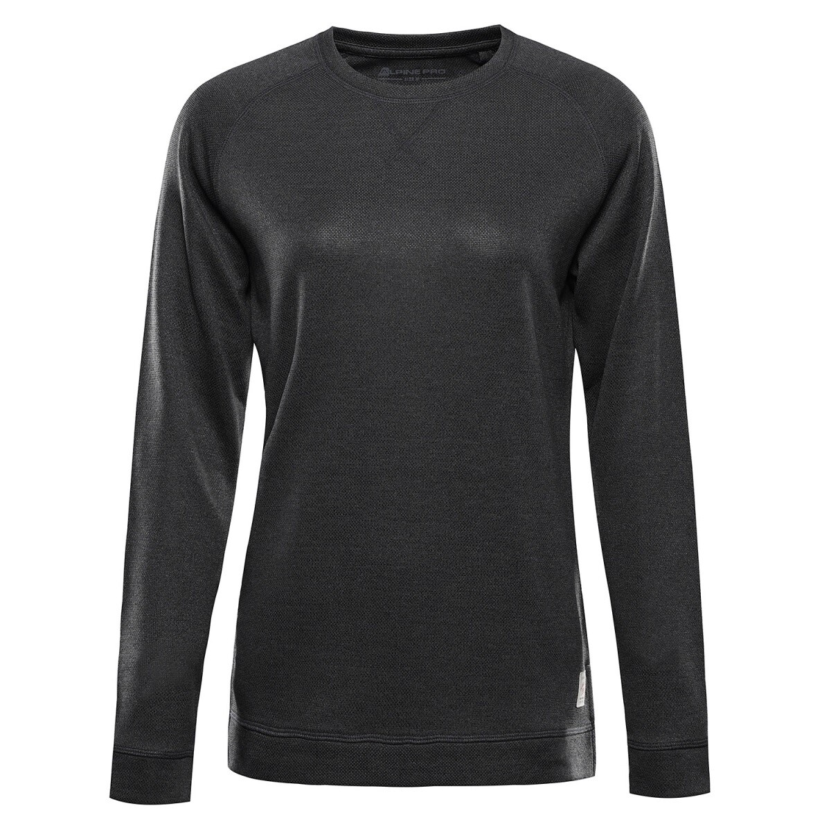 Dámské triko s dlouhým rukávem alpine pro breka tmavě šedá xs