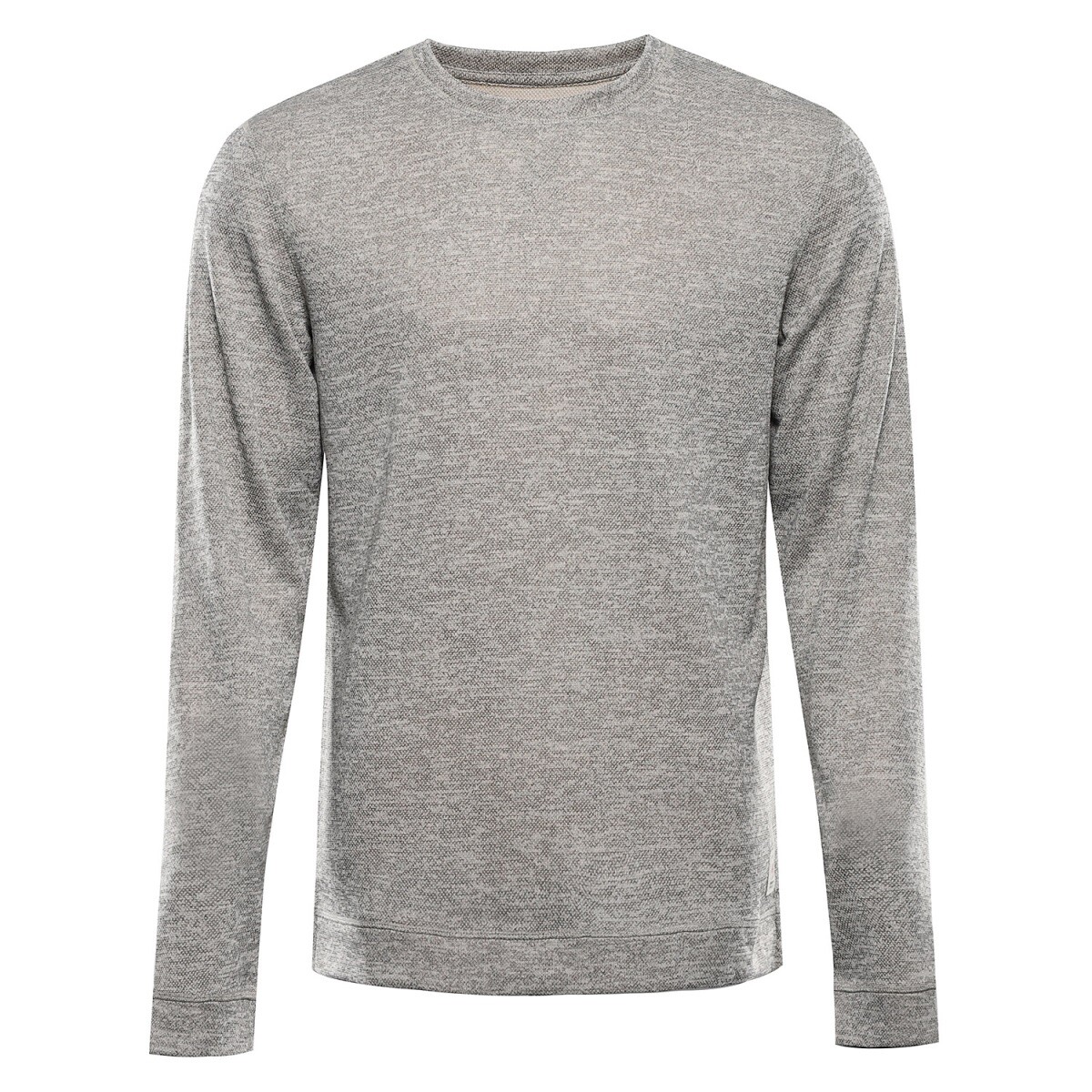 Pánské triko s dlouhým rukávem alpine pro brek světle šedá xs