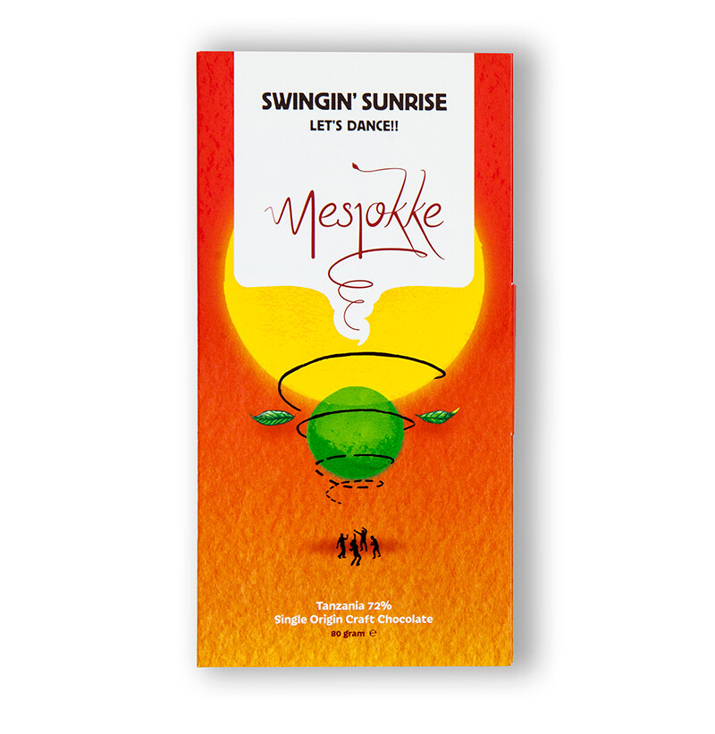 Mesjokke Swinging Sunrise - 72% tmavá čokoláda