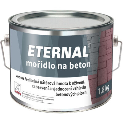 Eternal Mořidlo na beton, červená, 4,5 kg