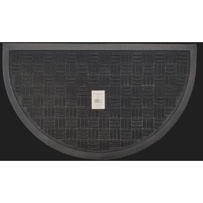 Rohožka guma a koberec půlkruh 45 x 75 cm