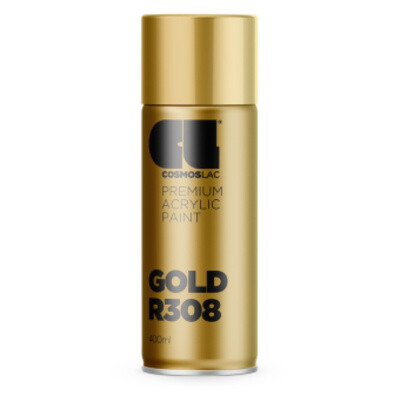 CL Cosmoslac dekorační akrylátový sprej R308 zlatý 400 ml
