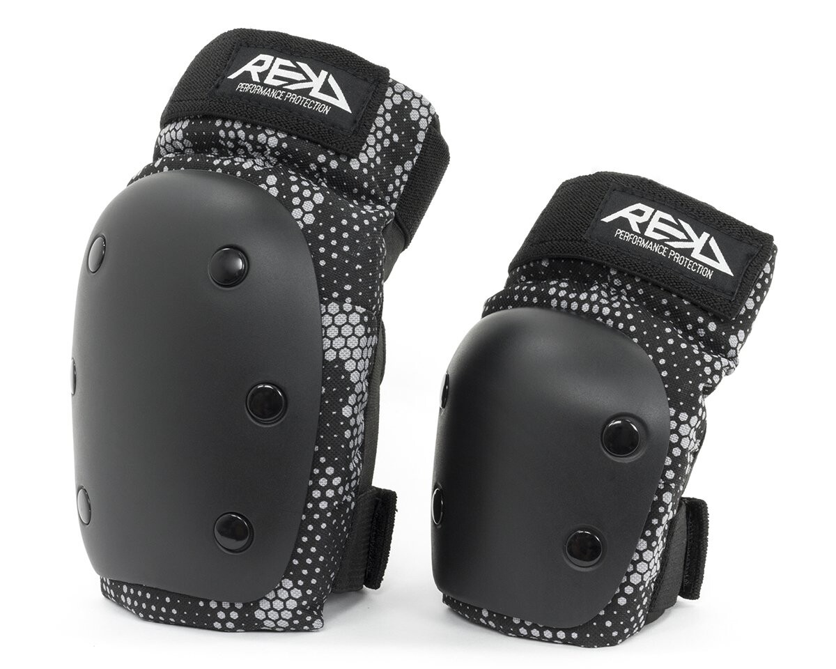 Rekd - Dětská sada chráničů - Youth Heavy Duty Double Pads Set Black/Grey  - 2. jakost Velikost: S