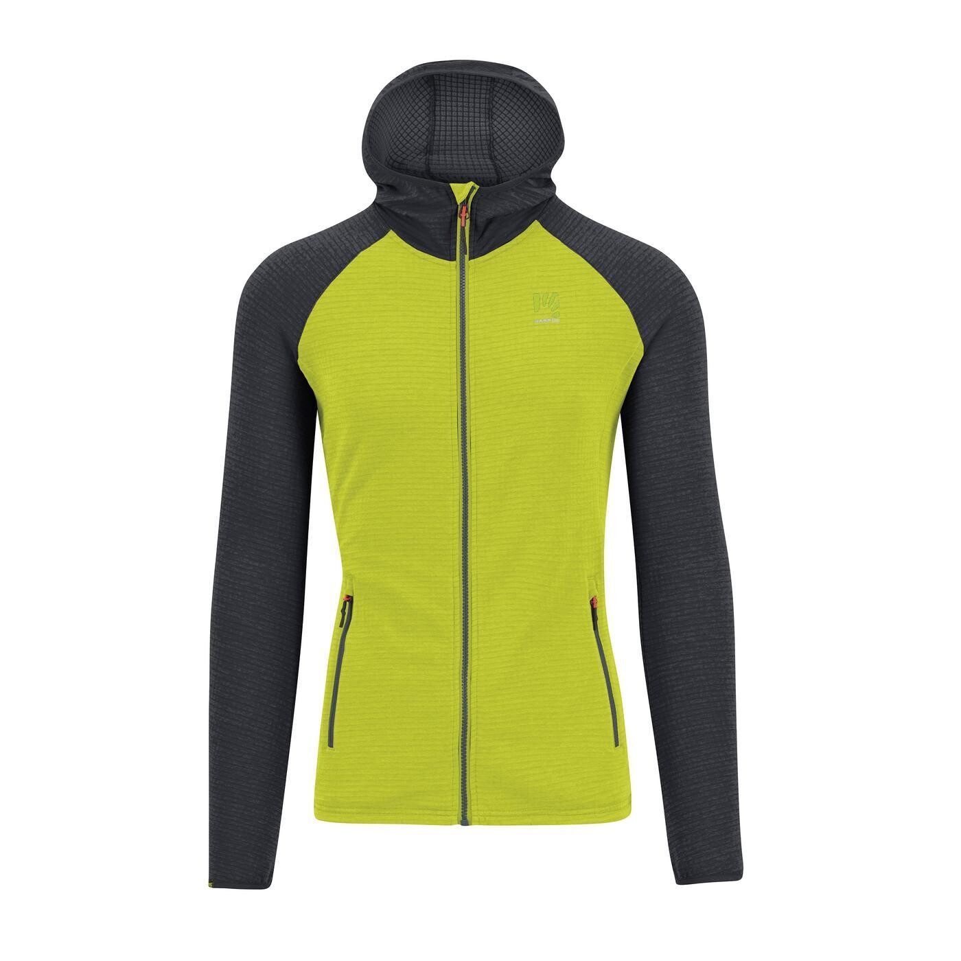 KARPOS Ambrizzola Full-Zip Hoodie, Primrose/Vulcan velikost: L