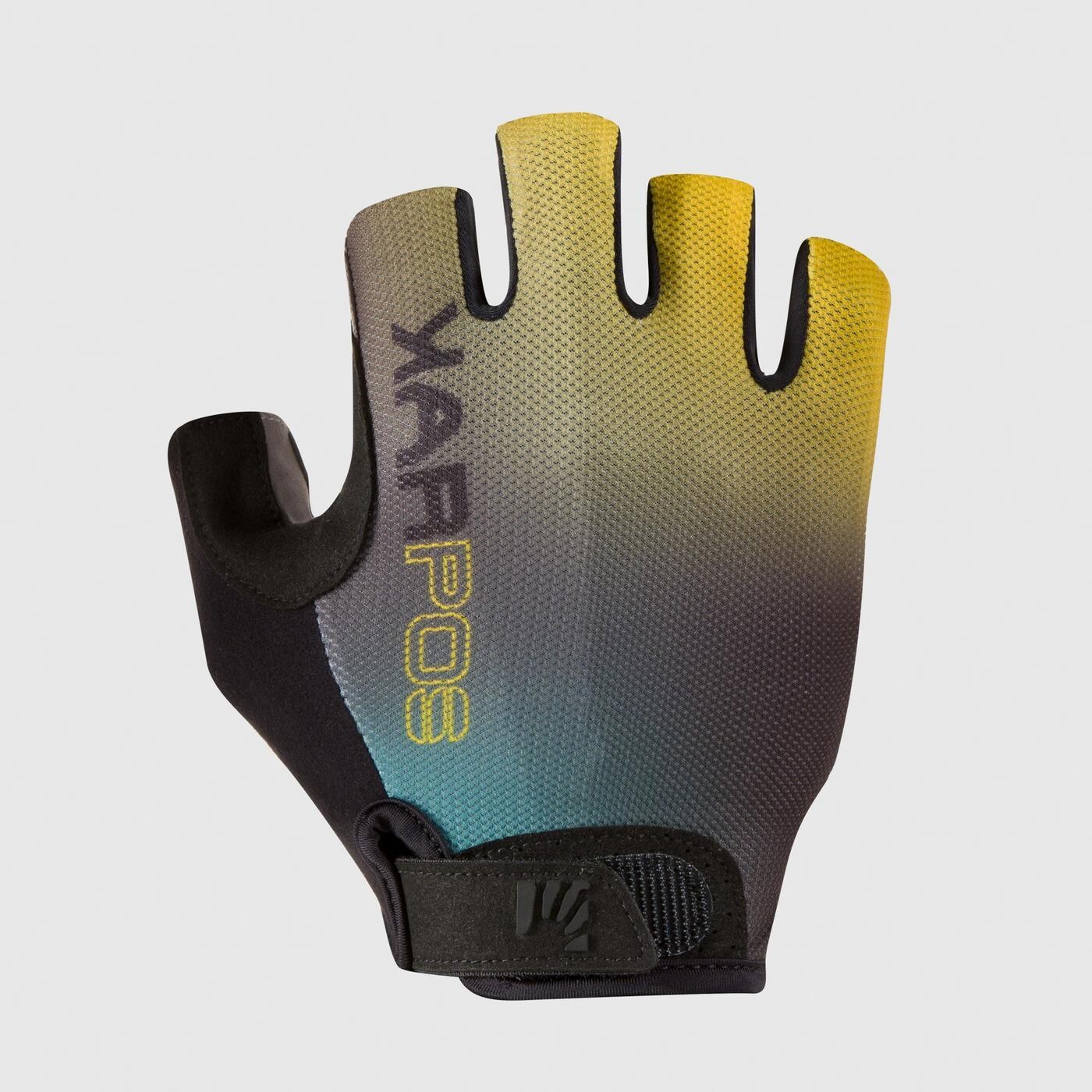KARPOS Federia 1/2 Fingers Glove, North Atl/Black/L.Curry velikost: L