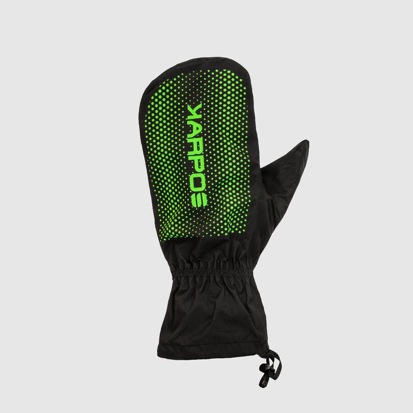 KARPOS Lavaredo Rain Mitt, Black/Green Fluo velikost: M