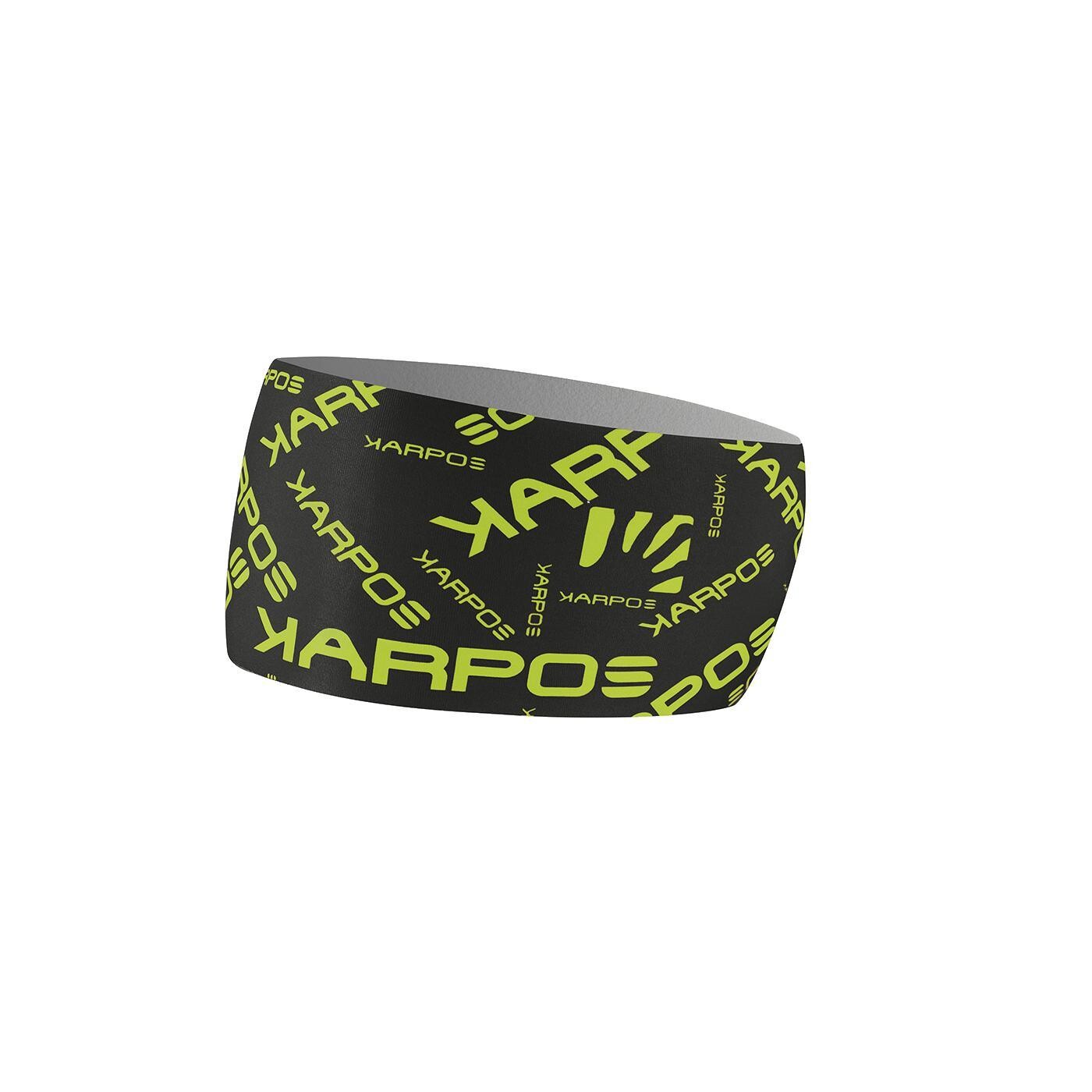 KARPOS Pelmo Headband, Black/Acid Lime velikost: OS (UNI)