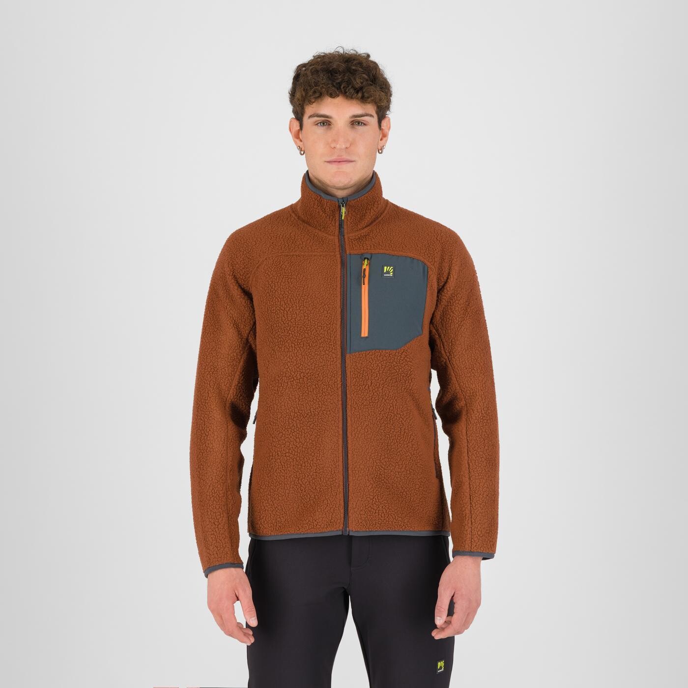 KARPOS Moiazza Retro Fleece, Mahogany/Woodl.Gray velikost: M