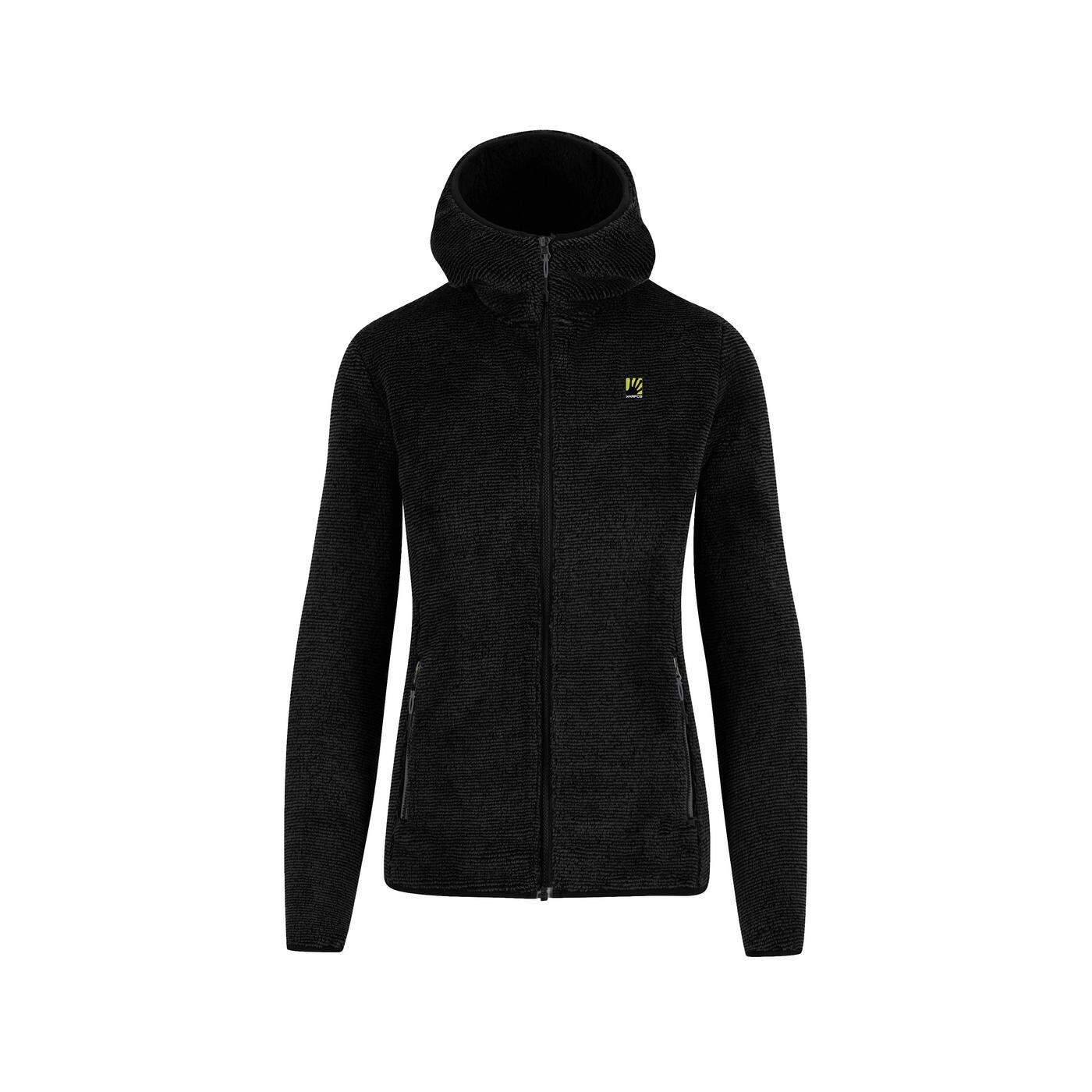 KARPOS Vertice Hoodie W Fleece, Black velikost: M