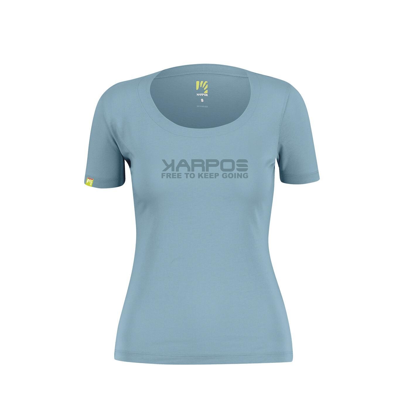 KARPOS Loma Cotton W T-Shirt, Forget/ Writing Print velikost: S