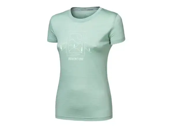Sensor Merino Air Say Yes dámské triko krátký rukáv Basil Green vel. S