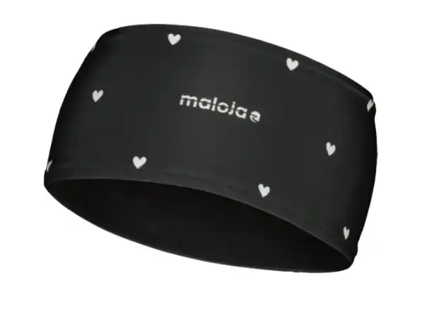 Maloja StrichkogelM. čelenka Deep Black Hearts vel. Uni