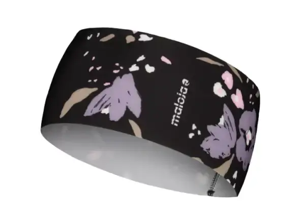 Maloja SaalachM. čelenka Deep Black Brushflower vel. Uni