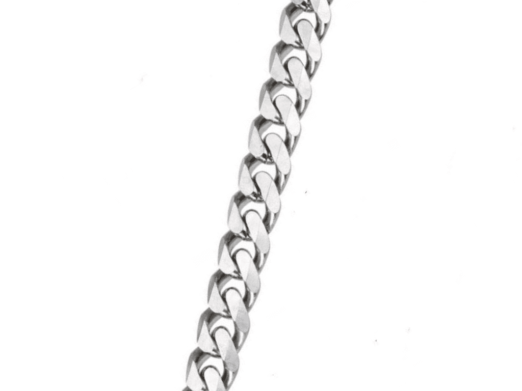 Pánský řetízek chirurgická ocel plochý 55 cm x 0,45 cm 2661