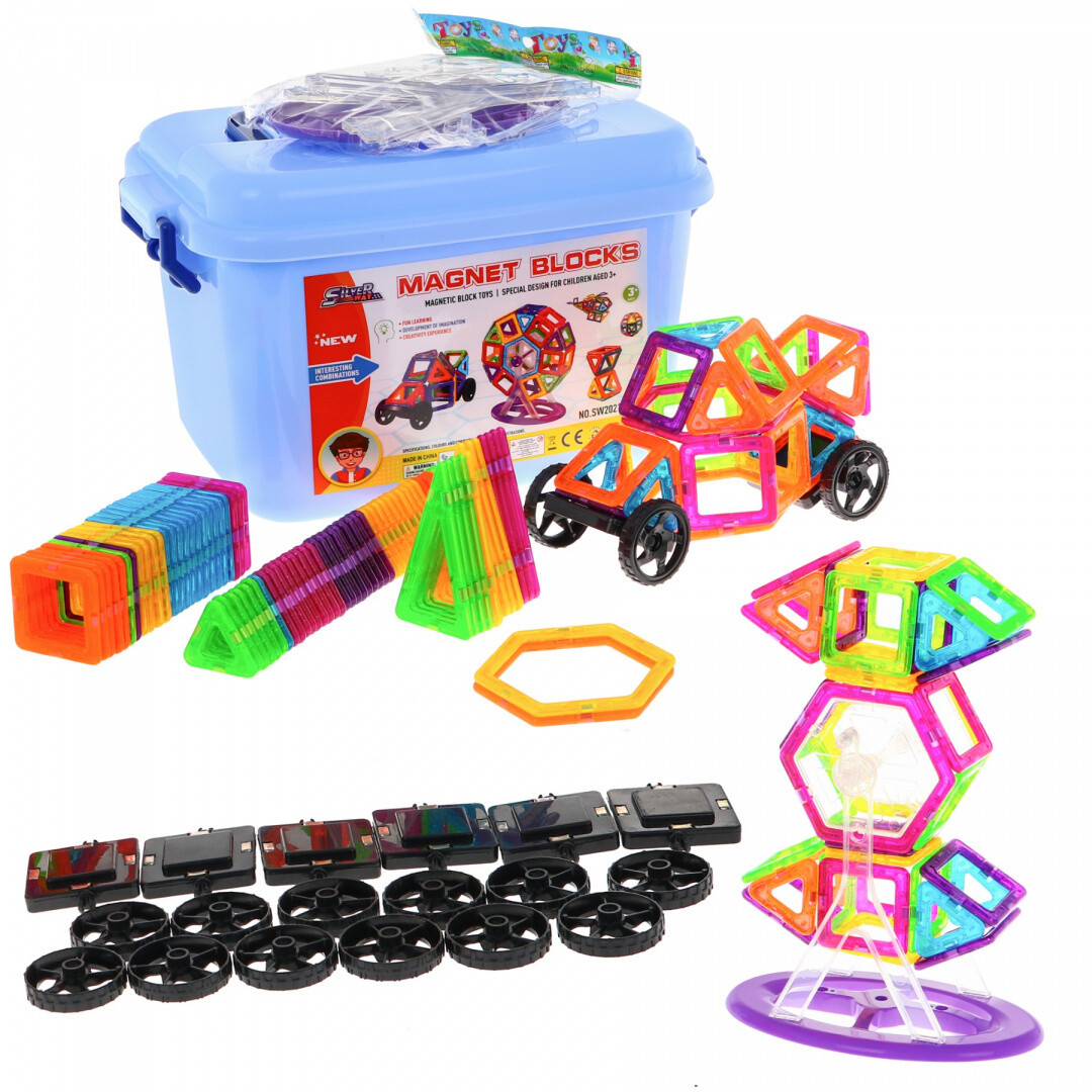 mamido Velká magnetická stavebnice 248 dílů