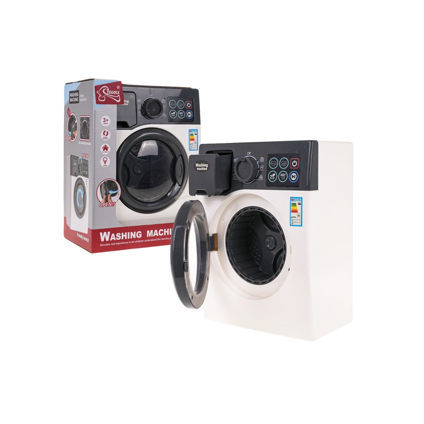 mamido Velká dětská pračka bílá