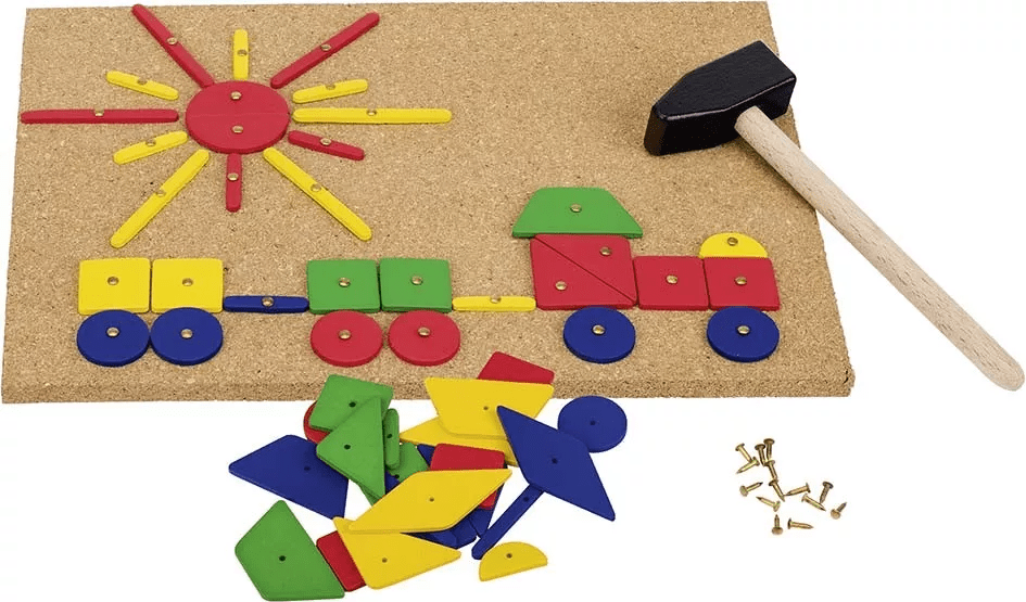 Goki Goki Zatloukačka s korkovou podložkou XXL včetně předloh