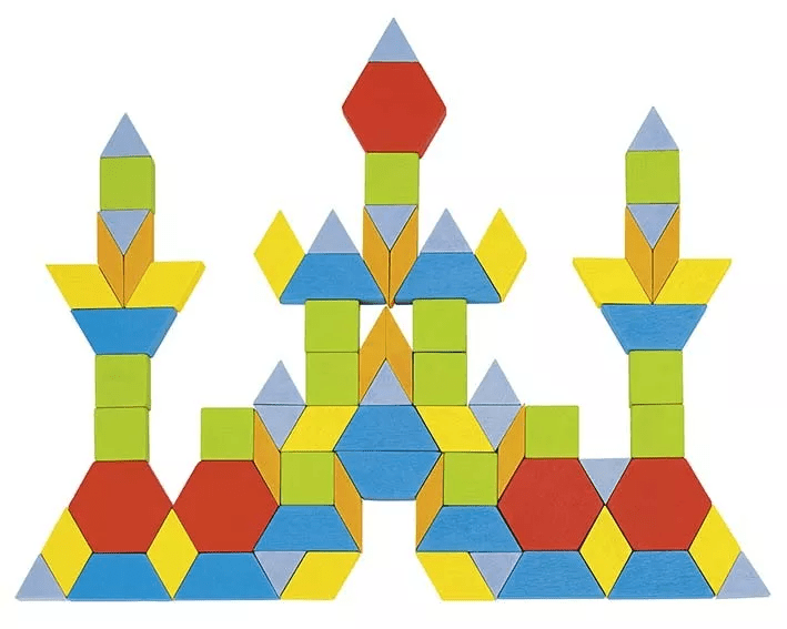 Goki Goki Skládací puzzle - geometrické tvary