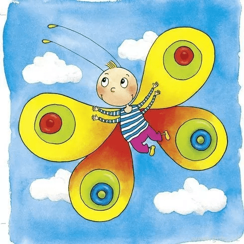 Goki Goki Motýl - vývojové vrstvené puzzle