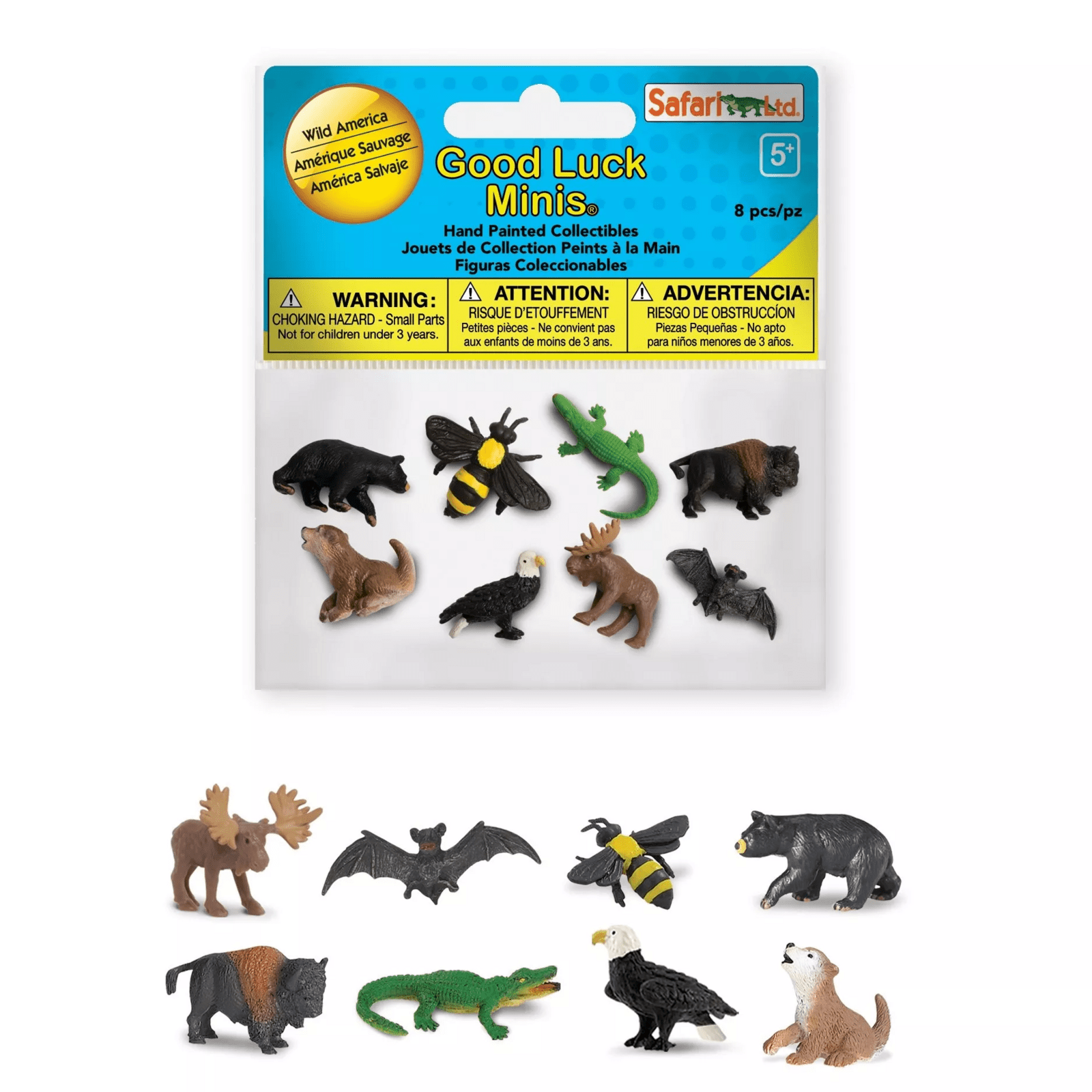 Safari Ltd. Safari Ltd. Divoká Amerika - Good Luck Minis Funpack