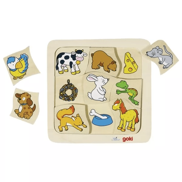 Goki Goki Puzzle, kdo co jí?