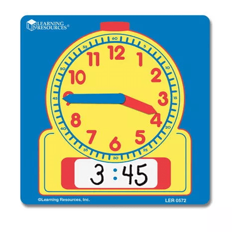 Learning Resources Learning Resources Školní hodiny - popisovatelné - sada 10ks