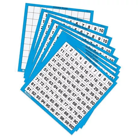 Learning Resources Learning Resources Stovková tabulka - sada 10 ks