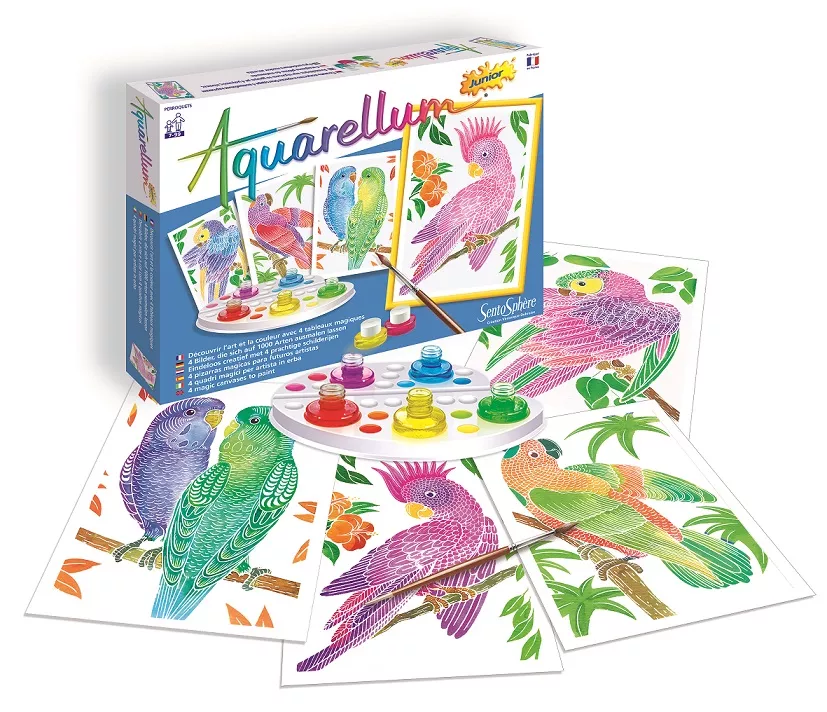 Sentosphere Sentosphere Akvarely junior - Papoušci