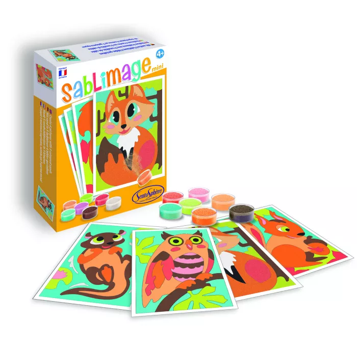 Sentosphere Sentosphere Sablimage mini: Pískové obrázky - Lesní zvířata