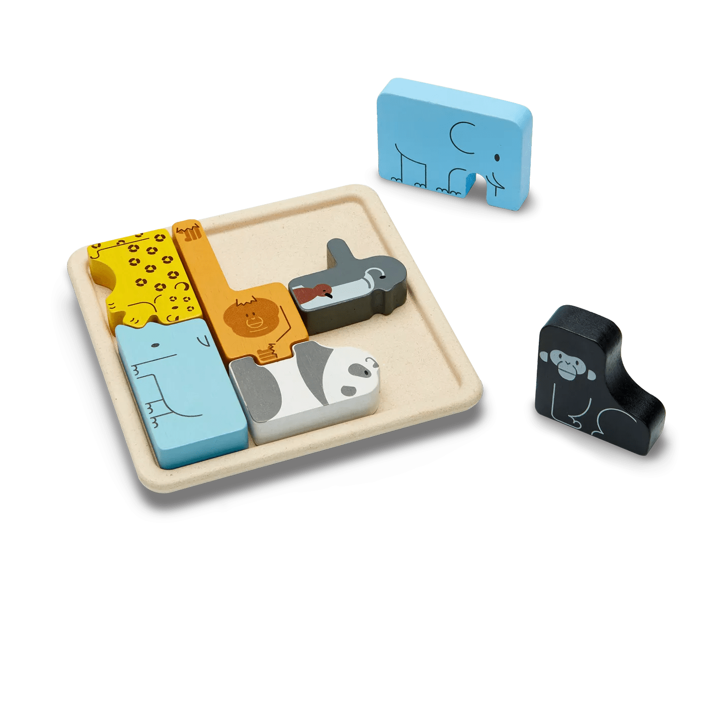 PlanToys PlanToys Puzzle - Zvířata