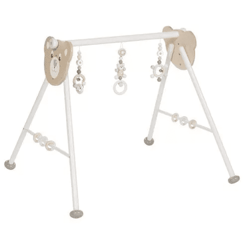 Goki Goki Hrazdička pro miminko - hlava medvěda, přírodní