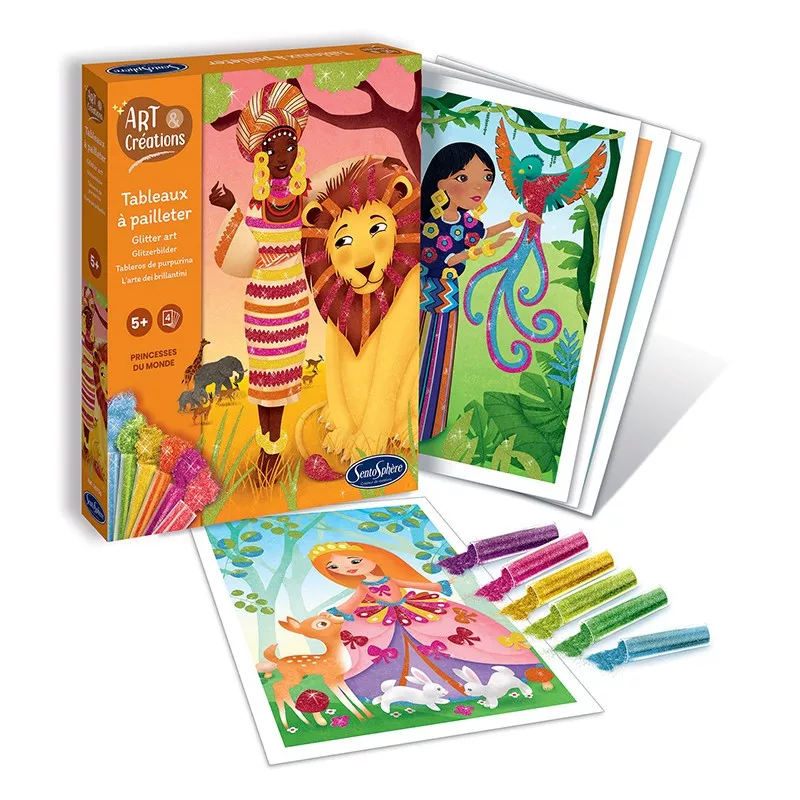 Sentosphere Sentosphere Třpytivé pískování - Princezny světa