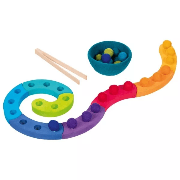 Goki Goki Třídění vlněných míčků - Spirála