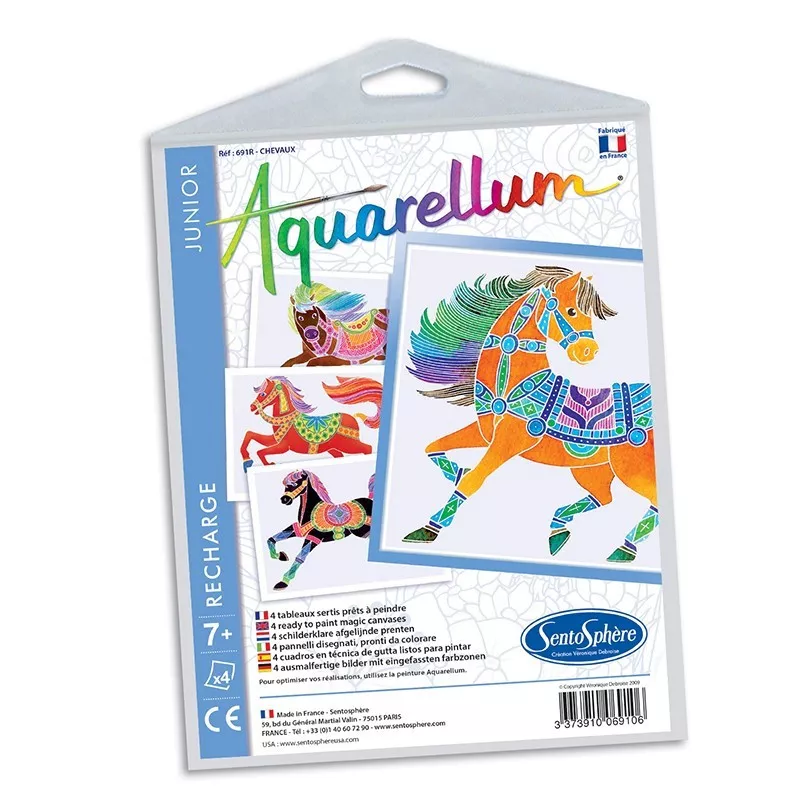 Sentosphere Sentosphere Sada obrázků - Akvarely junior - Koně