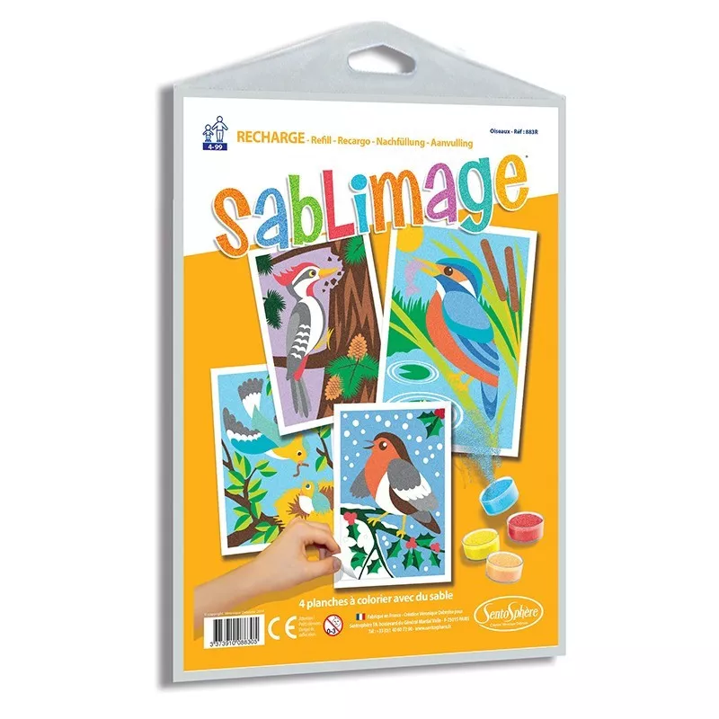 Sentosphere Sentosphere Sada obrázků - Sablimage: Pískové obrázky - Ptáci