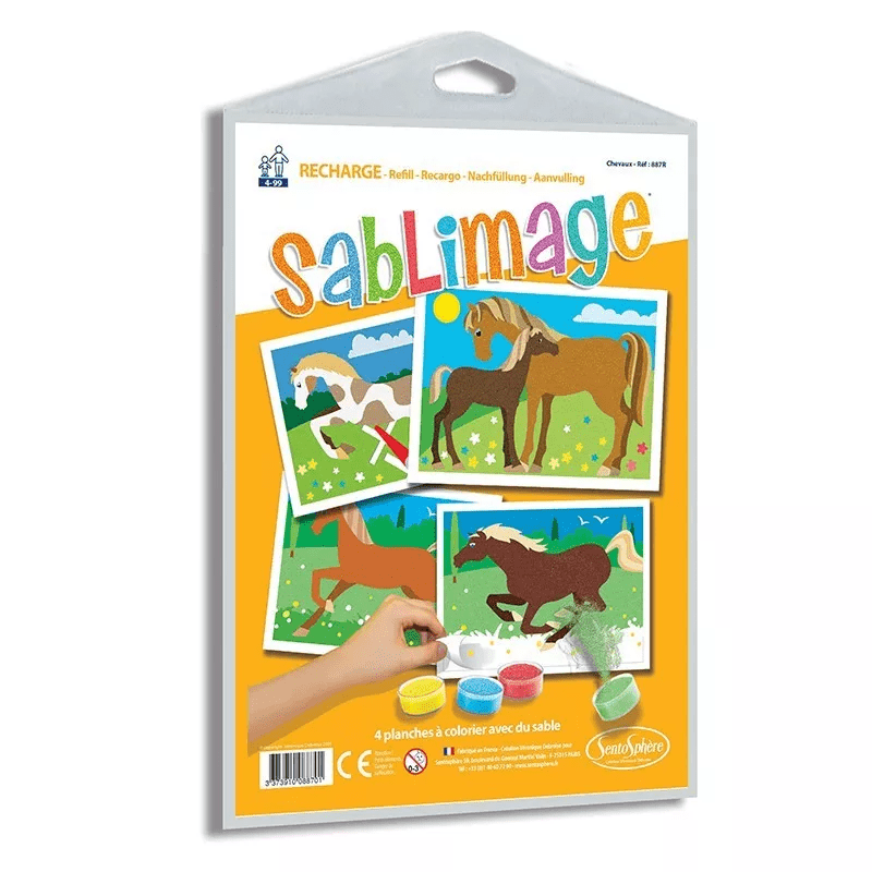 Sentosphere Sentosphere Sada obrázků - Sablimage: Pískové obrázky - Koně