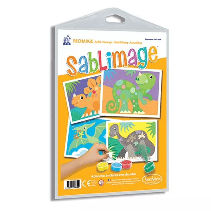 Sentosphere Sentosphere Sada obrázků - Sablimage - Pískové obrázky - Dinosauři