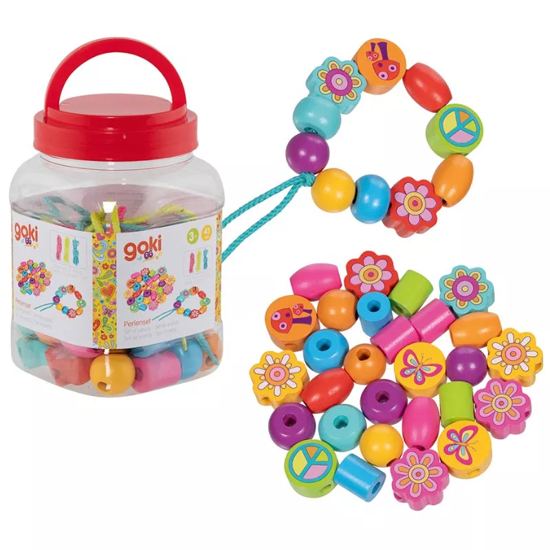 Goki Goki Sada korálků - Květiny