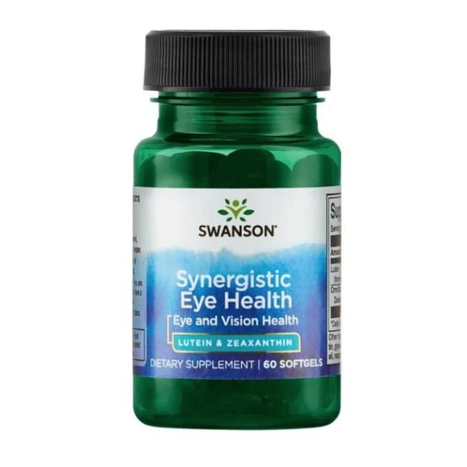 Swanson Lutein a Zeaxantin Synergistic Eye Health 60 kapslí