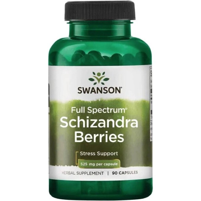 Swanson Schizandra Berries 525 mg 90 kapslí