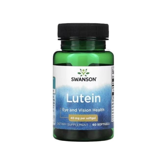 Swanson Lutein 40 mg 60 softgelových kapslí