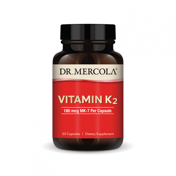 Dr. Mercola Vitamín K2 180mcg 30 kapslí