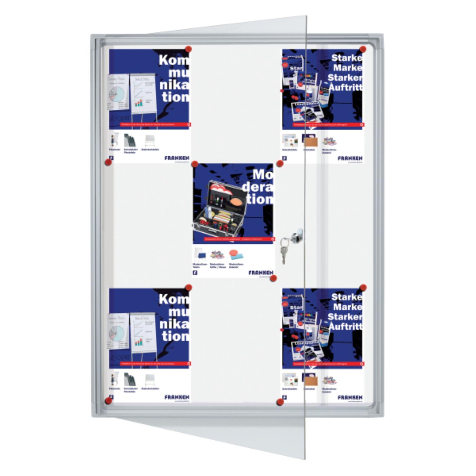 Magnetická vitrína Franken- 9 x A4